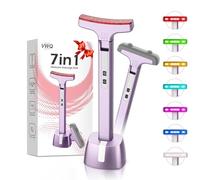 Red Light Therapy for Face, Eyes and Neck, Red Light Therapy Wand, 7 Color Led Light Therapy for Face, Red Light Therapy at Home for Face Lift, Firm, Smooth, Skin Care Massage Tools