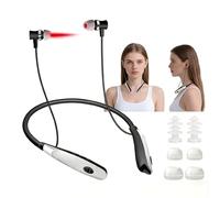Red Light Therapy for Nose & Ears, 2-in-1 Infrared Nasal Therapy Device, Red Light Therapy for Ear Relief, Portable Light-Weight Soothing Device with Neck-Hanging Design & Auto Timer & Rechargeable
