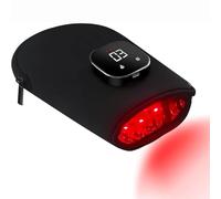 Red Light Therapy Glove for Hands, 660nm/850nm Dual LED Heating Pad with 5 Modes, 1-3 Light Intensity and 10HZ Pulse Light, USB Rechargeable, for Hand Pain Relief