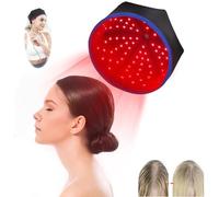 Red Light Therapy Hair Growth Cap Hair Growth Helmet, 660nm 850nm Dual-Wavelength Phototherapy Beanie with 120 LEDs for Men Women Improve Scalp Health Reduce Dandruff Devices,Black