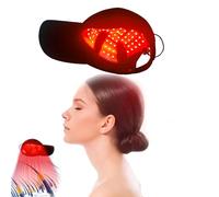 Red Light Therapy Hat, 90LEDs Lamp Beads 650nm and 430nm Red Blue Light Hair Fast Regrowth Hat for Men Women, 15-30 Minutes Timer, Strengthen Hair Roots Scalp Care Relieve Fatigue