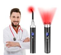 Red Light Therapy Infrared Light Therapy for Joints, Muscle and Nerve Pain, with Detachable Function, for Any Part of The Body (Black with LCD Display)