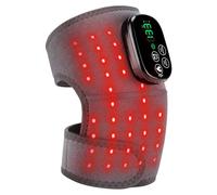 Red Light Therapy Knee Brace Knee Massage for Pain Relief, 660nm&850nm, Rechargeable Wireless Controller, Near Infrared Light Heated Wrap Pad for Knee/Elbow/Shoulder Pain Relief