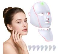 Red Light Therapy Mask for Face,7 Custom Modes for Home Use Travel Yoga