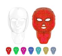 Red Light Therapy Mask for Face and Neck, Cordless LED Facial Mask for face Light Therapy with 850nm Infrared & 630nm Red Light, infrared therapy for face Skin Care Mask for Home Travel Yoga Sleep Use