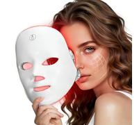 Red Light Therapy Mask LED Face Mask, 7 Colors Red Light Face Mask, Facial Skincare At Home, Cordless, Portable and Rechargeable,Reduce Inflammation, Improve Skin Texture, Restore Moisture Barrier