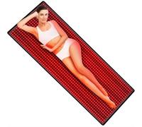 Red Light Therapy Mat, 630/1260/1370 LEDs, 660nm & 850nm Infrared Light for Back, Waist, and Shoulder Relief