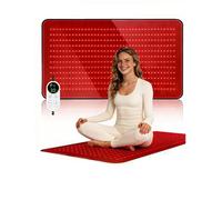 Red Light Therapy Pad 560LED Dual Wavelength 660+850NM Far-Infrared Therapy Blanket for Home Use