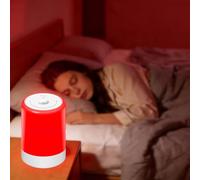 Red Light Therapy Sleep,Night Lights with 670nm Wavelength,Dual Function Sleep Aid and Sunlight Lamp,Touch Type Nightlight Desk Lamp for Adults & Kids Bedrooms (Red)