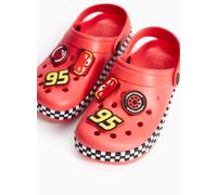Red Lightning McQueen Print EVA Ankle Strap Clogs 6-7 Infant