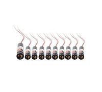 Red line Laser Module Industrial Laser Group Module Adjustable Focal Length,The housing is provided with an Insulator (point-10pack)