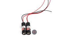 Red line Laser Module Industrial Laser Group Module Adjustable Focal Length,The housing is provided with an Insulator (traverse-2pack)
