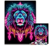 Red Lion HeadJigsawPuzzle 1000 Pieces for Adults Wooden Jigsaw for Birthdays Holidays Best for Christmas 1000 PCS(75x50cm)