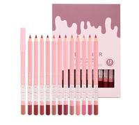 Red Lip Liner 12 Colors Natural Creamy Matte Long Lasting Face Makeup