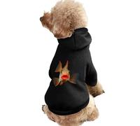 Red Lipped Batfish Dog Clothes Short Sleeve Pet Hoodie Cute Cat Costume Jacket Tee for Small Dogs XL