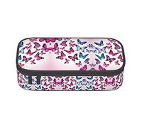 Red Lips Getting Ready to Kiss A Frog Large Pencil Case for Girls and Boys, Aesthetic Pencil Bag with Multi Compartments for Adults, Office Stationary Organizer Practical for Kids Teenage Women Men