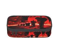 Red Lips Getting Ready to Kiss A Frog Large Pencil Case for Girls and Boys, Aesthetic Pencil Bag with Multi Compartments for Adults, Office Stationary Organizer Practical for Kids Teenage Women Men