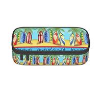 Red Lips Getting Ready to Kiss A Frog Large Pencil Case for Girls and Boys, Aesthetic Pencil Bag with Multi Compartments for Adults, Office Stationary Organizer Practical for Kids Teenage Women Men