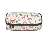Red Lips Getting Ready to Kiss A Frog Large Pencil Case for Girls and Boys, Aesthetic Pencil Bag with Multi Compartments for Adults, Office Stationary Organizer Practical for Kids Teenage Women Men