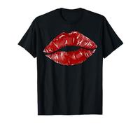 Red Lips, Hot Pink Lips, Lipstick, Kiss Lips, For Girls T-Shirt