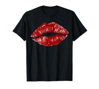Red Lips, Hot Pink Lips, Lipstick, Kiss Lips, for Girls Value Graphic T-Shirt