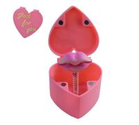 Red Lips in a Box, Printed Red Lips in a Surprise Pop up Gift Box | Red Lips Gag in a Box, Gagging Gimmick Props, Funny Prank Surprise Toy for Valentine's Day