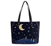 Red Lips Kiss Leather Tote Bag for Women Top Handle Purses Handbags Casual Work Tote Travel Shoulder Bag, Graffiti Outside the Star, 29*34*14cm