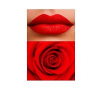 Red Lips Rose Beauty Salon & Makeup Studio Canvas Poster Wall Art Decor Print Picture Paintings for Living Room Bedroom Decoration 12x18inch(30x45cm)
