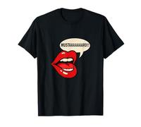 Red Lips Screaming Mustard - Rap Fans Viral Moment T-Shirt