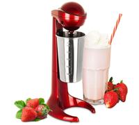 (Red) LIVIVO 100W Retro Milkshake Maker with Stand Mixer