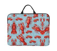 Red Lobster Print Basics 16.5" Waterproof Laptop Tablet Carrying Bag