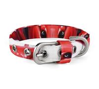 Red Lobster Print Dog Collar with Buckle Adjustable Martingale Pet Collars Cute Female Male Puppy Collar Soft Waterproof Cat Collars for Small Medium Dogs