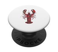 Red Lobster Recycled Plastic Lobster Eco Save Our Planet PopSockets Adhesive PopGrip