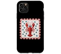 Red Lobster With Blue Polka Dots Pattern Case for iPhone 11 Pro Max