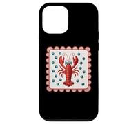 Red Lobster With Blue Polka Dots Pattern Case for iPhone 12 mini