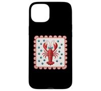 Red Lobster With Blue Polka Dots Pattern Case for iPhone 15 Plus