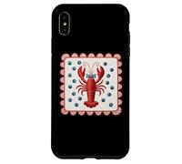 Red Lobster With Blue Polka Dots Pattern Case for iPhone XS Max