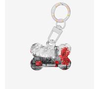 Red London Street Printing 1 Pc Dog Bone Shape Id Tags Double Sided with Key Ring Craft for Pets