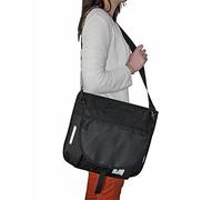 Red Loon Bicycle Bag - Universal Pannier Rack Bag in Black - Bicycle Bag with Shoulder Strap & Reflectors - 2-in-1 Bicycle Bag Suitable for Shopping, Cycling & Work