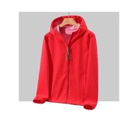 (Red, M) Fashion Sun Protection Coat Summer for Men Hooded Quick-Drying Breathable Men's Summer Windbreaker Big Size Anti Uv Clothing