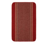 Red Machine Washable Anti-Slip Polypropylene Floor Mat For Kitchen, Entrance & Hallway-67Cm X 180Cm (Runner)