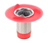 Red Magnetic Drain Stopper for Bathroom Shower Floor Drain Core | Swirl Odor Trap Core, Universal Fit with Upgraded Water Seal Depth, Quick Drainage and Backflow Prevention