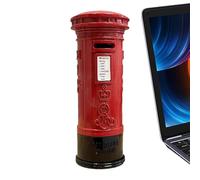 Red Mail Post Money Box Bank - Post Box Money Box, Red Mail Post Piggy Bank | Money Coin Spare Change London Street Bank, Souvenir Model Box Jar for Kids Children Metal Bank Vintage Home Decor