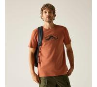Red male 5XL Regatta Men's Cline IX T-Shirt Red, Size: 5XL