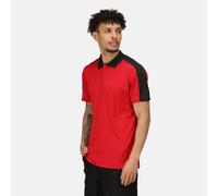 Red male M Regatta Professional Men's Contrast Coolweave Quick Wicking Polo Shirt Red, Size: M