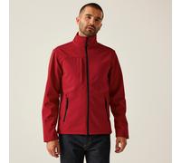 Regatta Octagon Ii Red Men's Waterproof Stretch Softshell Jacket #tra688