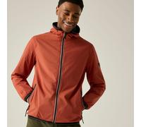 Regatta Men's Rehan Waterproof Hooded Jacket in Burnt Orange | Size: 2XL Regatta Burnt Orange 2XL