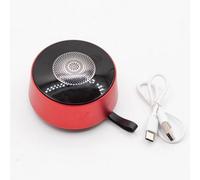 Red Mandala Led Mini Bluetooth Speaker With Fm Radio And Tf Card