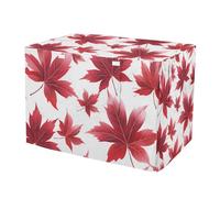 Red Maple Leaf Dog Cage Covers Puppy Wire Cage Cover Dog Crate Protector