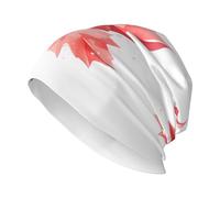 Red Maple Leaf Knit Hats, Outdoor Hiking Hats, and Warm Hats are Perfect for Everyday wear, Travel, and Outdoor Activities.